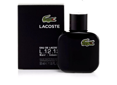 Lacoste L.12.12 Noir Intense 1.6 oz Eau de Toilette Pour Homme Spray Men