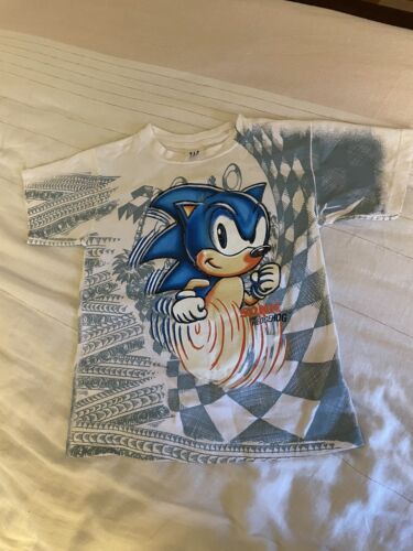 vintage sonic the hedgehog t shirt 1992 - image 1