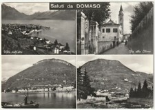 DOMASO - COMO - GREETINGS FROM - VIEWS - TRAVEL 1955 -72336-