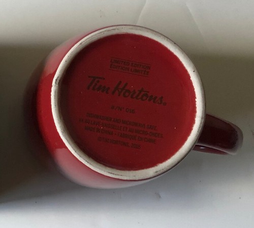 Tim Hortons Limited Edition #0116 Red Deer Coffee Mug 2016 Elk Moose Caribou New - Picture 3 of 3