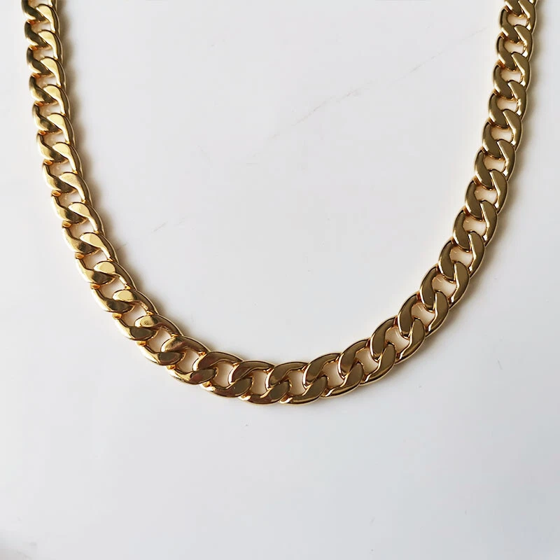 20-дюймовая минималистская хип-хоп цепочка ожерелье шикарная женская праздничная бижутерия - Изображение 2 из 3