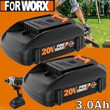 2pack For WORX 20V MAX Extend Lithium Battery 20 Volt WA3520 WA3525 WA3575 WG155