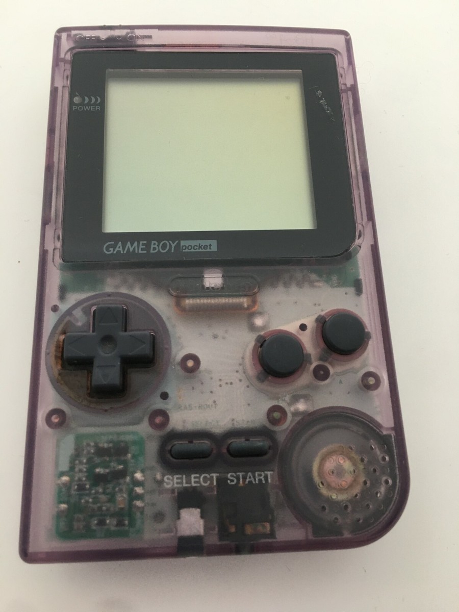 186000 ジャンク品 Nintendo 任天堂 ニンテンドウ GAME BOY Pocket ゲームボーイポケット MGB-001  クリアパープル　スケルトン 2点まとめ売り [1000025366746] Gameboy Pocket Clear Purple Console MGB-001 Nintendo M12665468