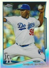 2014 TOPPS CHROME #133 ONELKI GARCIA ROOKIE REFRACTOR