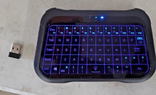 Cleartouch Mini Wireless Keyboard And Touchpad - Backlit, convenient size