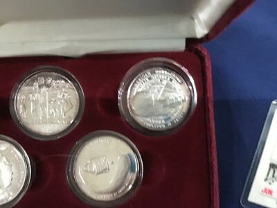 1986 Rarities Mint Comet Haley Series Silver Medal Set of 4 Proofs