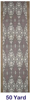 Bulk sale 50 Yard  HAND MADE UZBEK Natural SILK IKAT ADRAS FABRIC #8934**