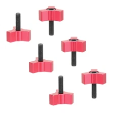 6Pcs CAMVATE M5x 15mm Thumbscrew Knob Red Wingnut for Camera Rig/Jig/Saw/Drill