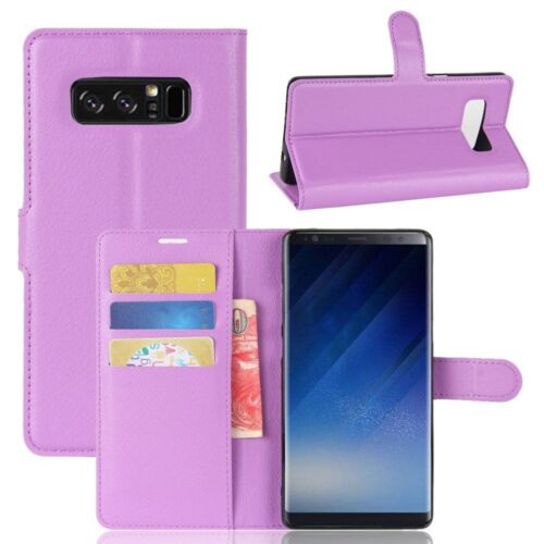 Wallet Leather Card Pocket Flip PU Case Cover For Samsung Galaxy Note 8 - Picture 4 of 4
