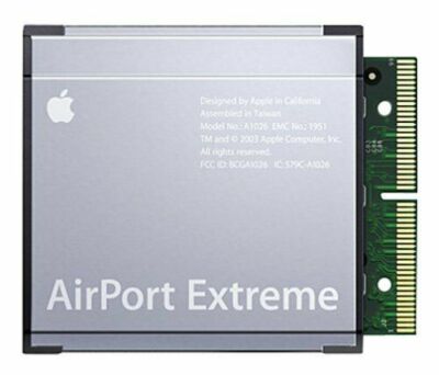 APPLE iBook iMac PowerMac PowerBook G4 G5 AirPort Extreme WiFi Card A1026 A1027