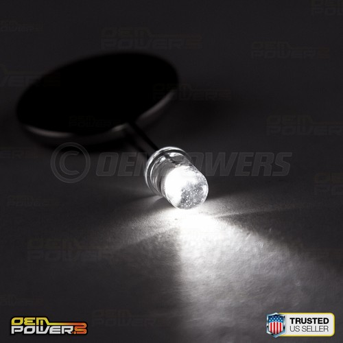 24 X RadioShack 5mm High-Brightness White LED #2760017 BULK PACK NEW - Picture 3 of 4