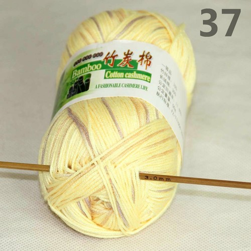 Sale Lot 1-9 Skeins x 50gr Soft Bamboo Cotton Baby Hand Knit Shawls Crochet Yarn - Picture 116 of 129