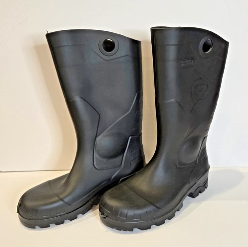 DUNLOP Chesapeake Plain-Toe PVC Work Boots ~ Waterproof ~ Men's 11 / Women's 13