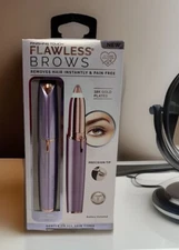Finishing Touch Flawless Brows 18K Gold Plated Precision Head Purple Pain Free