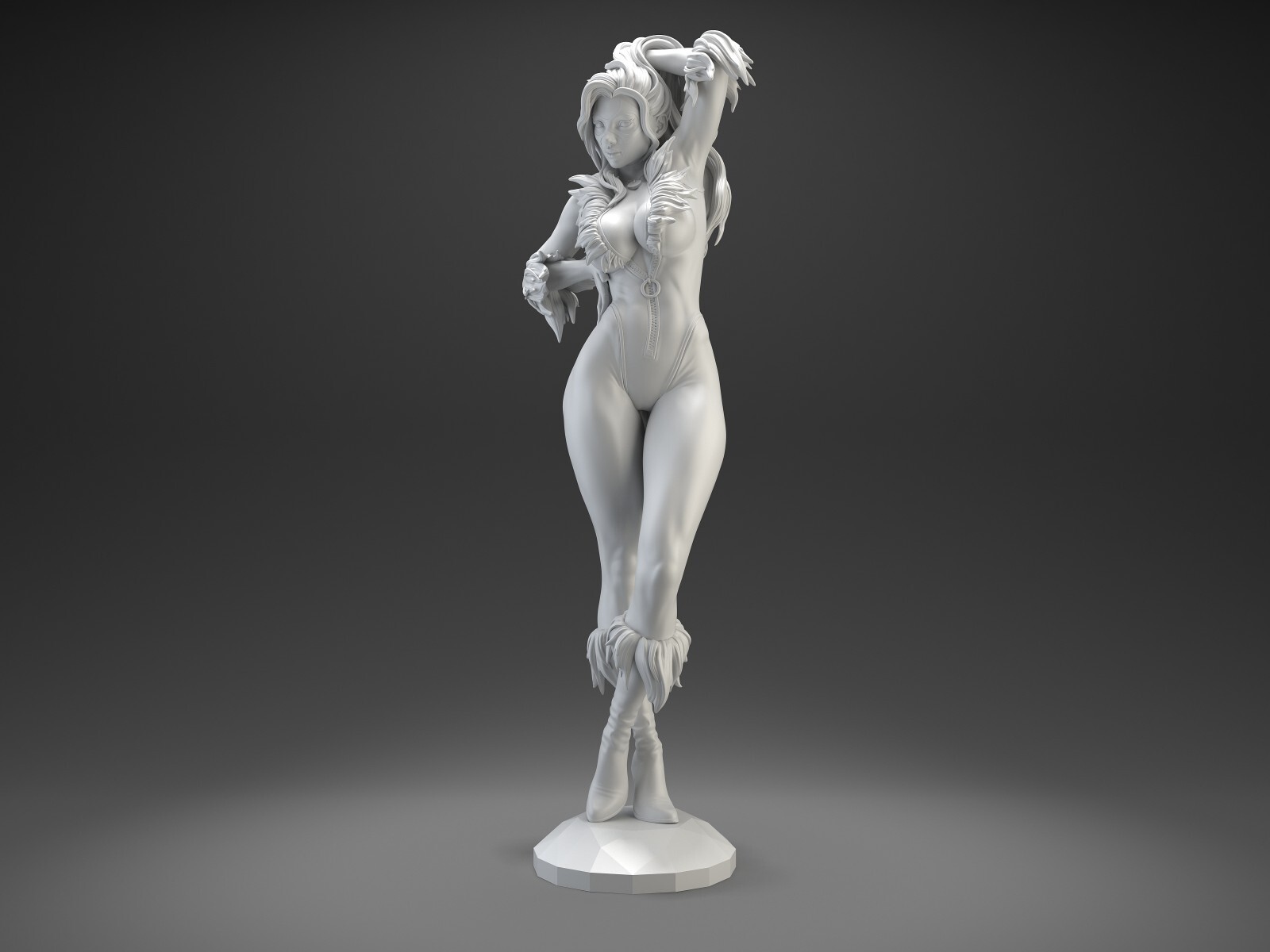 Figure Unpainted Unassembled Resin Gk