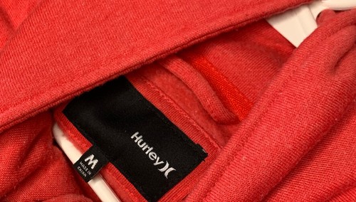 Hurley Peacoat Youth Medium removable hood Coral Double Button Pockets - Picture 2 of 3