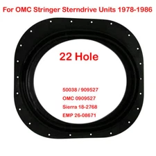22 Holes Transom Seal Gasket OE# 909527 Fits 1978-1986 OMC Stringer Sterndrive