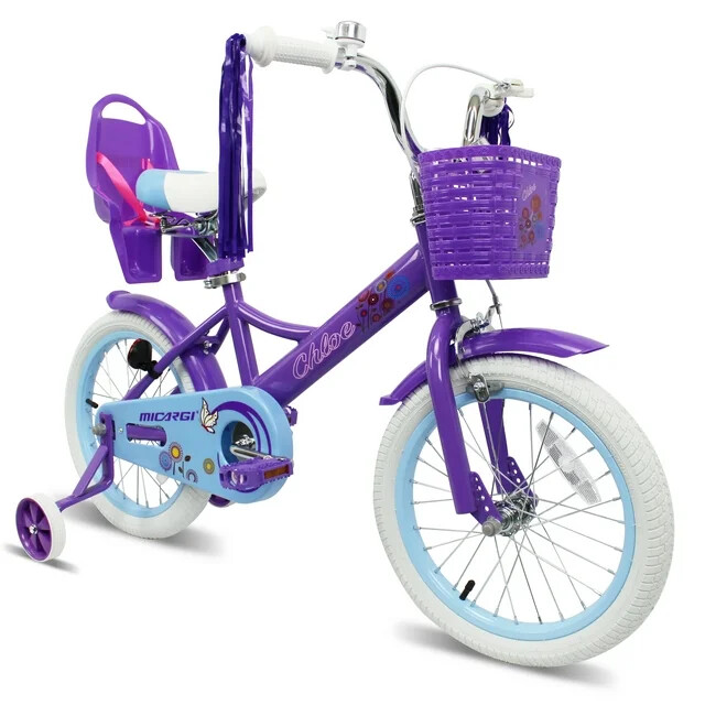 Safe Training Wheels & Brake Doll Carrier Bell Fenders