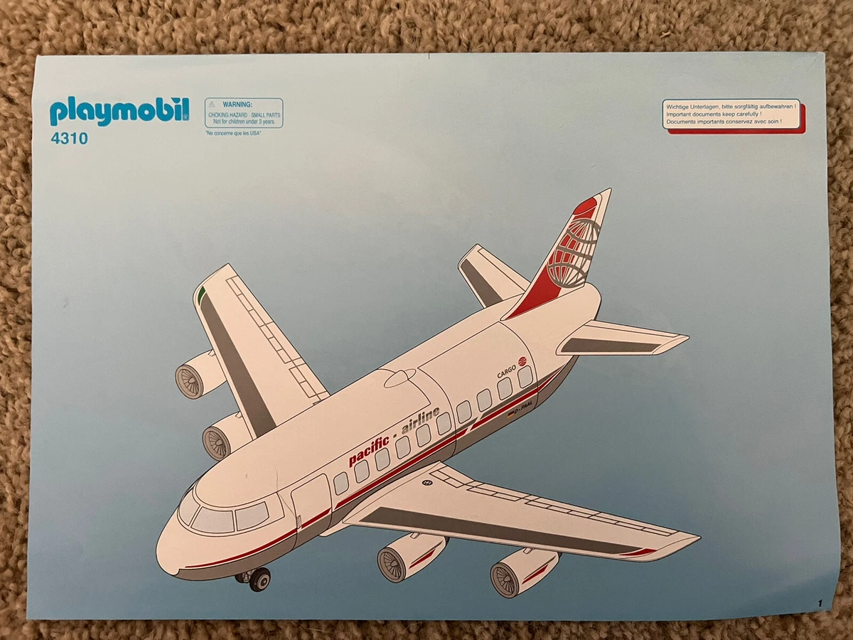 Playmobil aeroplane 4310 sales