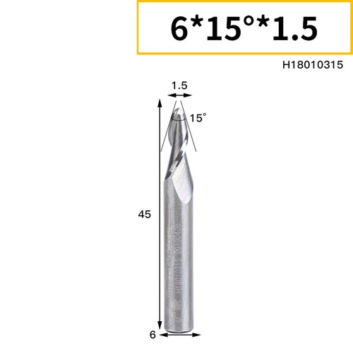 Tapered Ball Nose End Mill 6mm Shank Solid Carbide Milling CNC Router Bit - Picture 24 of 30