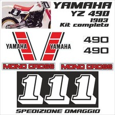 Adesivi in kristal per YAMAHA 490 1983 kit completo