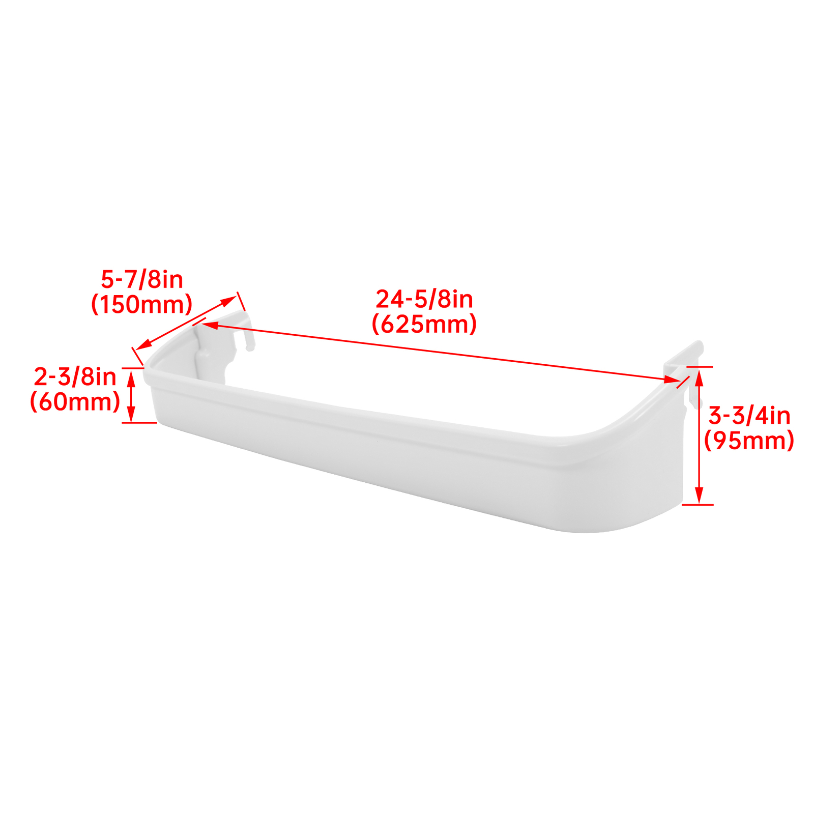 Ripiano Portaoggetti Superiore Per Frigorifero Frigidaire/Kenmore &ndash; Ricambio Originale 240338001