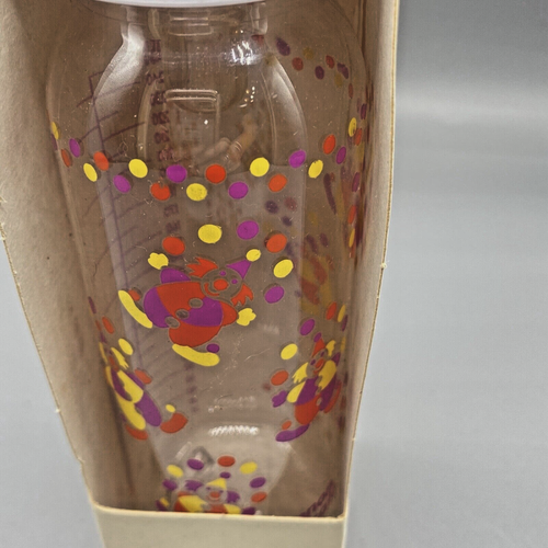 Biberones de diseñador Cannon Babysafe de colección 8 OZ Nu-Flo payasos hechos en Inglaterra 1987 - Imagen 2 de 8