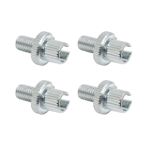 4X Universal Motorcycle M8 Cable Adjuster Brake Clutch Nuts Kit For Honda Yamaha - Picture 5 of 5
