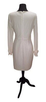 bariano long sleeve dress Long-Sleeved Fitted Dress with Puffy sleeves