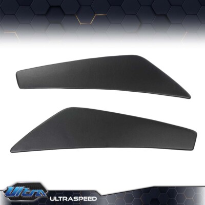 Pair Black Door Panel Insert New Fit For 2010 2012 2013 2014 Ford Mustang Smooth - Foto 3
