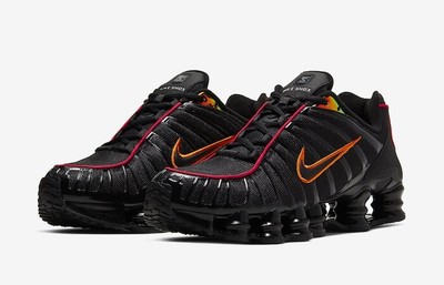 Nike Shox TL noir orange magma CV1644-001 NOIR/ORANGE MAGMA taille