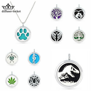 30mm-Aromatherapy-Necklace-pendant-Alloy-Essential-Perfume-Oil-Diffuser-Locket