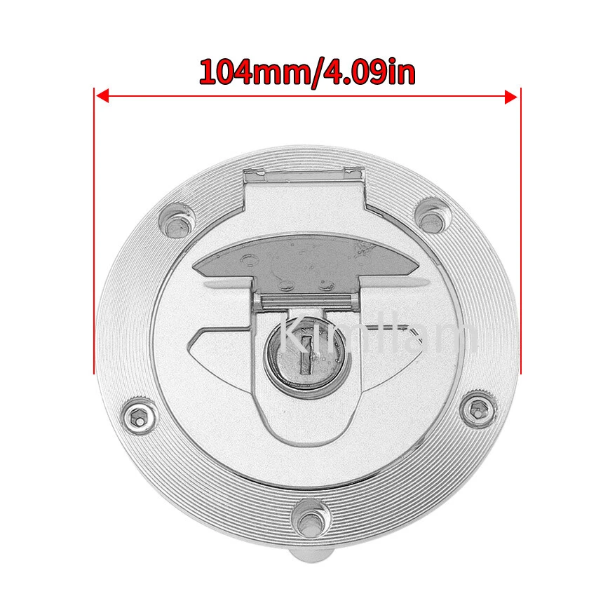 Llaves de cubierta de tapa de tanque de combustible para Triumph Speed Triple Daytona 1200 Super III Foto 2 de 4