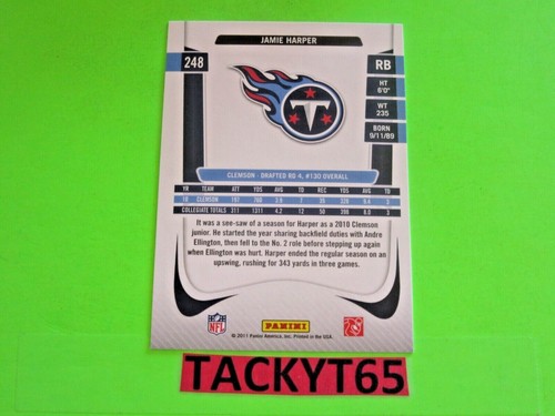 TENNESSEE TITANS SINGLE CARD(S) NEW YOU CHOOSE - Picture 38 of 38
