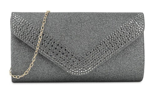 Women Glitter Clutch Bag Evening Bridal Ladies Wedding Party Prom Purse Handbags - Picture 12 of 13