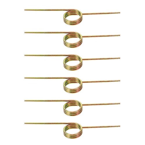 6 PIEZAS Tapa Abatible Bote de Basura Resorte Torsional para Contenedores de Metal Repuesto de Basura