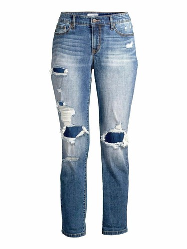 Sofia Vergara Women's Bagi Boyfriend Jeans, Medium Wash, Size 2 - Picture 5 of 9