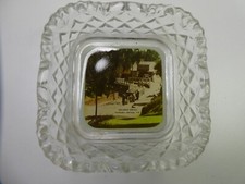 VINTAGE SOUVENIR GLASS DISH BOWL LOCARNO SPRING HEPBURN SPRINGS VICTORIA