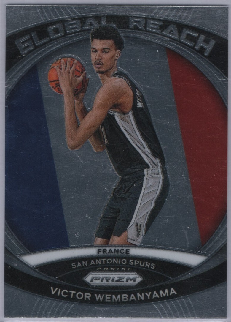 2023-24 global reach victor wembanyama #2 spurs prizm panini