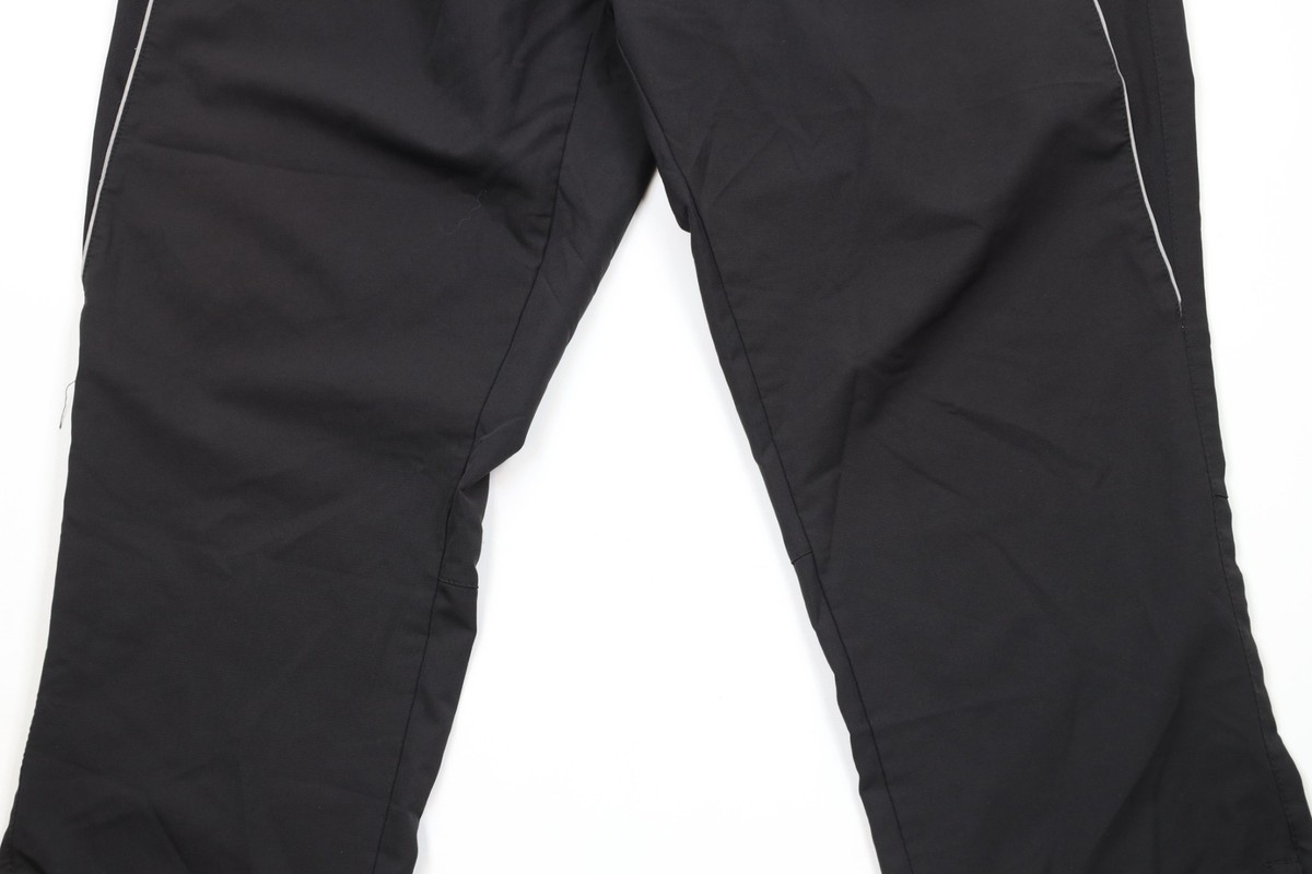 ★★New Balance★★ Reflective Wide Pants Black Reflect Wide Vintage New Balance Mens XL Distressed Reflective Stretch