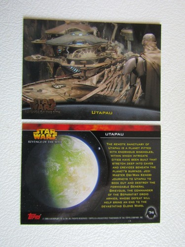 Topps 2005 Star Wars Revenge of the Sith Set Cards 1-90 Card Promo Choice - Picture 78 of 95