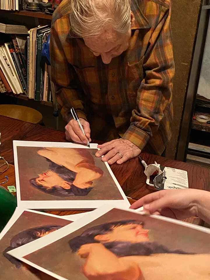 "Bettie Page II" Signed Fine Art Print by Jack Faragasso - Image 2 of 2