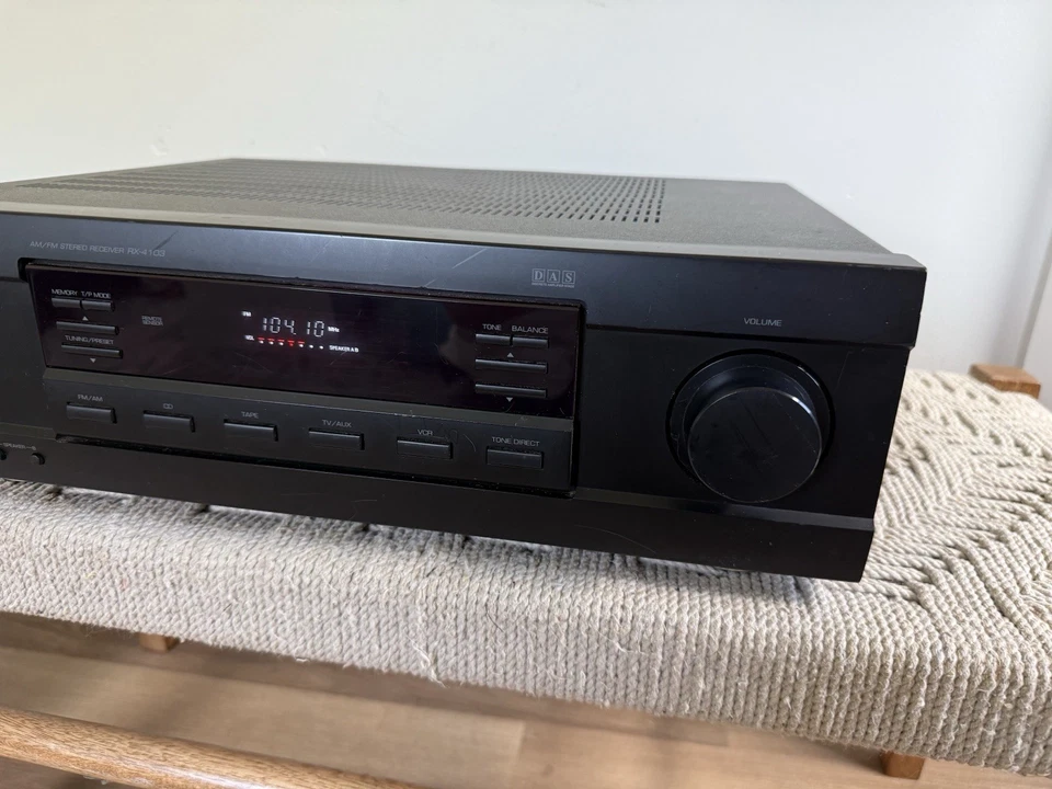 🍊Vintage Sherwood 2 Channel AM FM Stereo Receiver System | RX-4109 POWERS ON! - Image 2 of 4