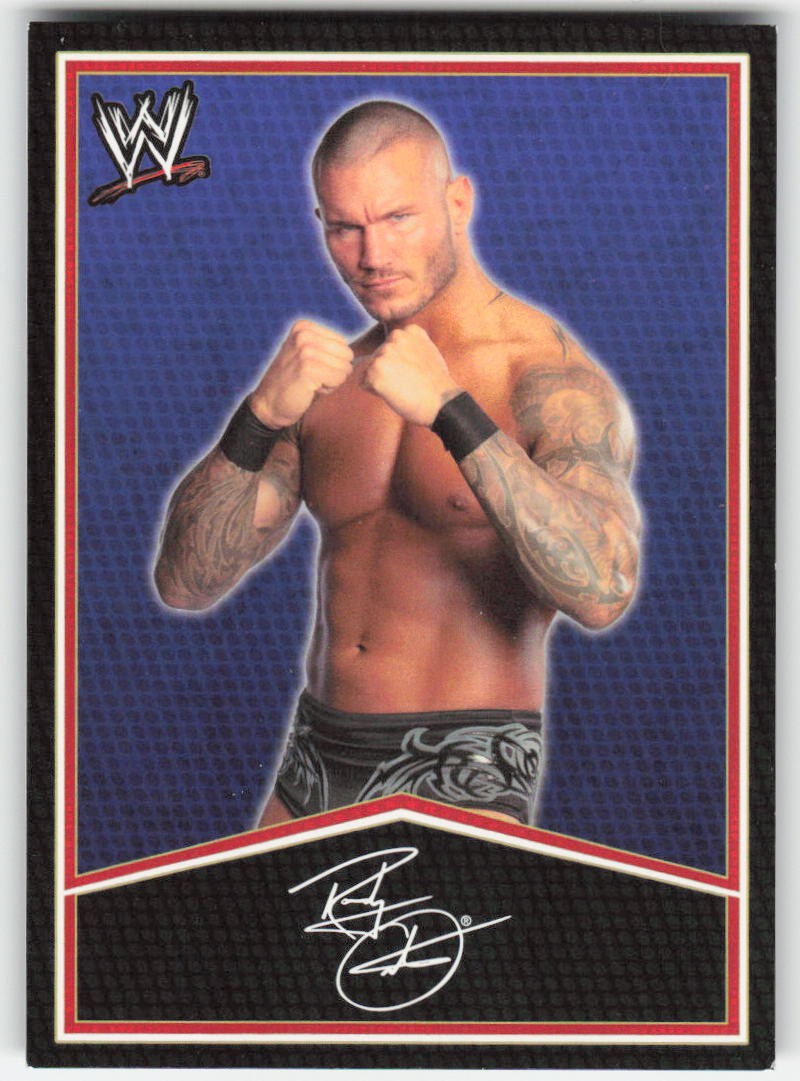 2013 Topps WWE Signature Series Dog Tags Card Randy Orton #6