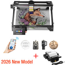 NEW longer 20W High Precision Laser Engraver cutter Machine Air Assist Pump