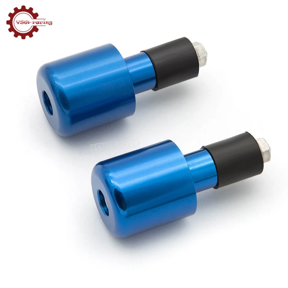 Para Suzuki GSXR600 GSXR750 GSXR1000 CNC 7/8"" Extremos de barra de manillar Tapones de tapa deslizante Foto 3 de 4