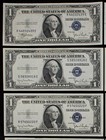 Old Money LOT of 9 1935 $1 Silver Certificates various series XF/AU KE4403 — photo 3