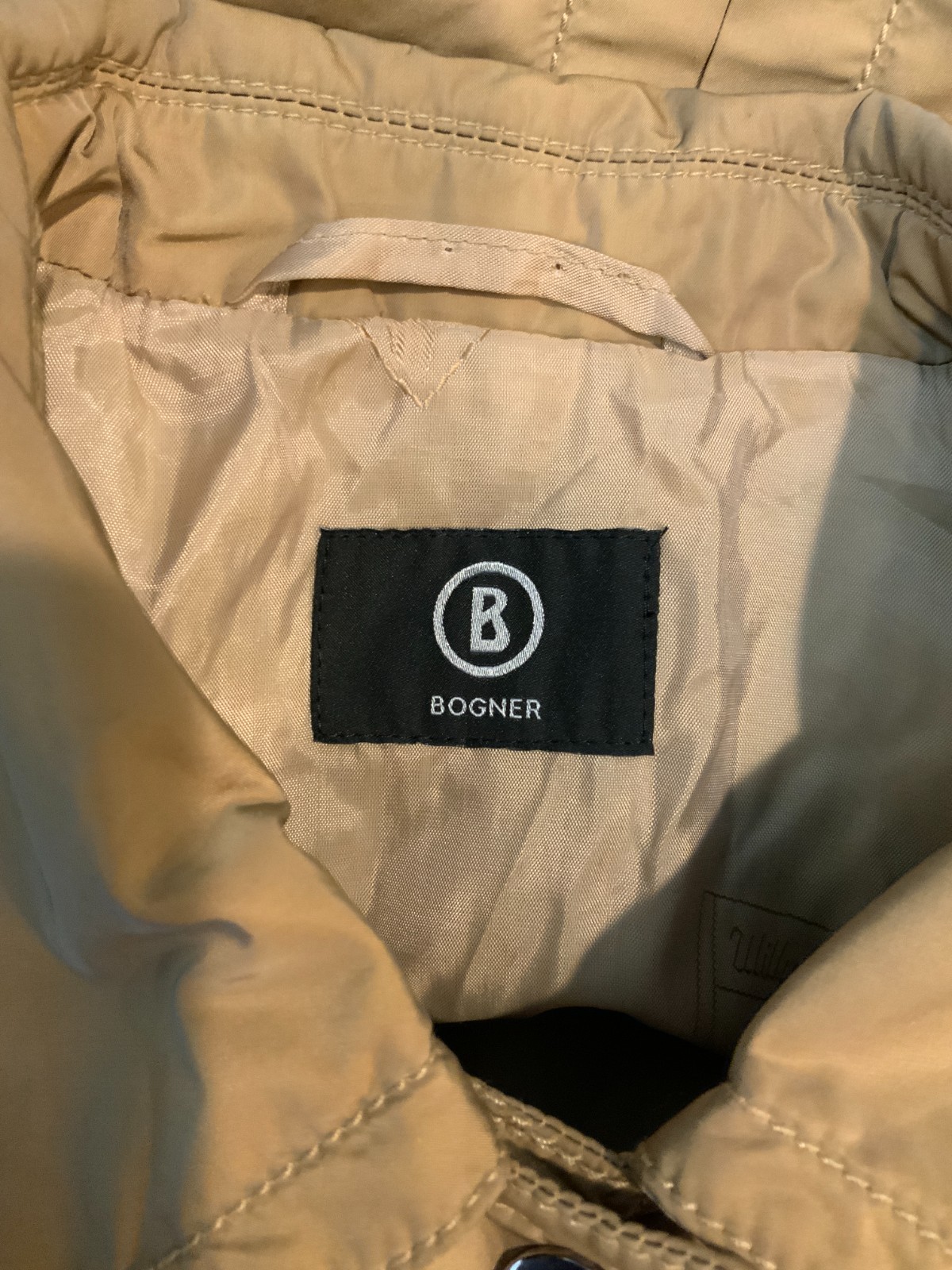 Bogner Gold Collared Spring Rain Windbreaker Jack… - image 8