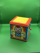 1972 Mattel vintage Jack in The Music Box music and pop up works, with box