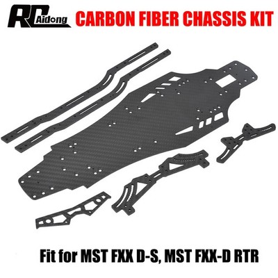 1/10 RC Drift Car Carbon Fiber Chassis Frame Kit for MST FXX D-S FXX-D RTR Parts